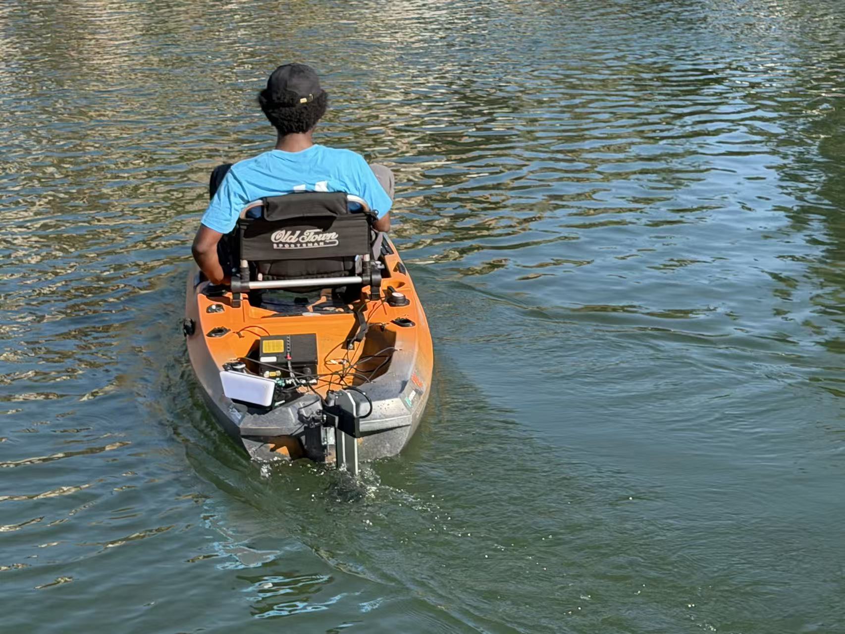Hydrova YAK-1 750W electric kayak motor for fishing kayaks, SUPs, inflatables and small boats